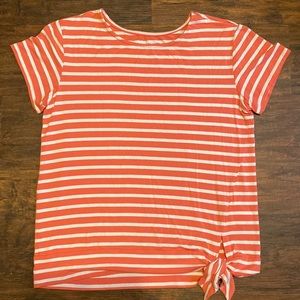 In my closest never worn pink and white top